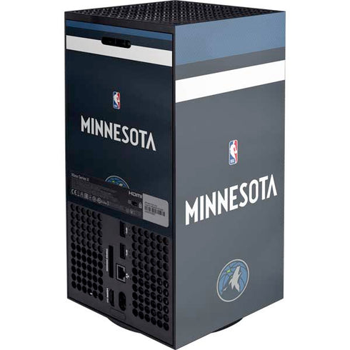 NBA Minnesota Timberwolves Jersey XBox Series X Digital Edition Console Skin